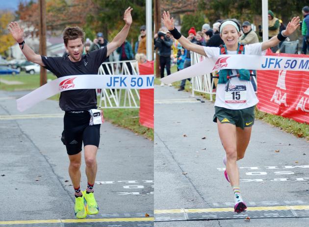 David Sinclair, Rachel Drake shatter JFK 50 Mile ultramarathon records