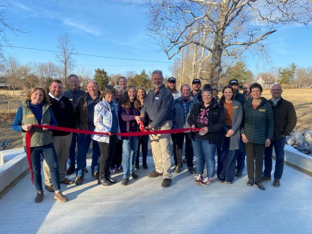 Nature center near Waynesboro celebrates bridge completion