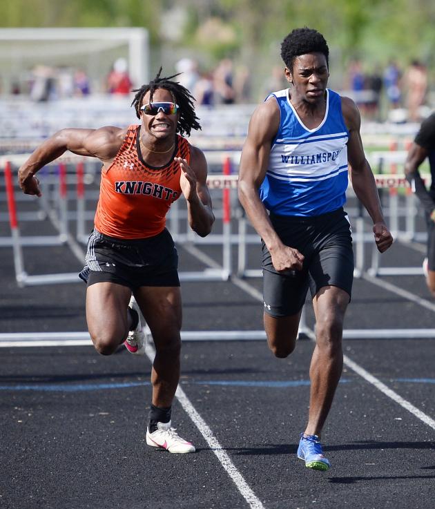 Who led the way at the CMC Small School Track & Field Championships?