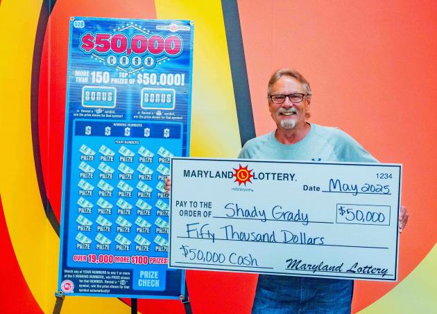 Sharpsburg man wins big Maryland Lottery prize