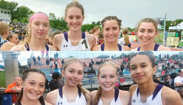 Smithsburg girls make statement with pair of gold-winning relays to open state track meet