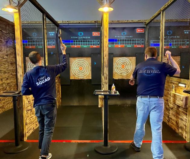 Want to throw an ax? Check out Stratosphere Social.
