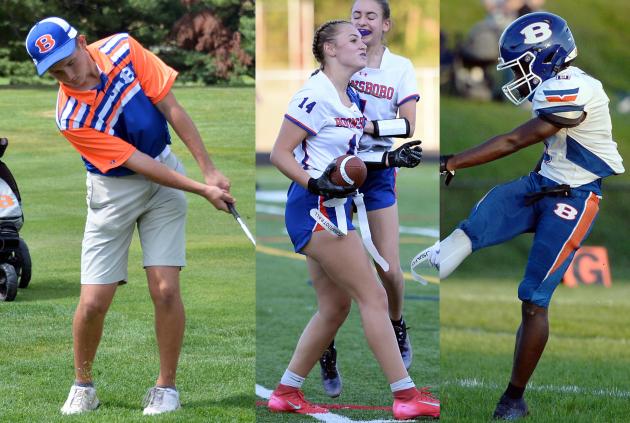 Boonsboro's Eddie Boakye, Hayden Thatcher and Sarah Mohler are county athletes of the week