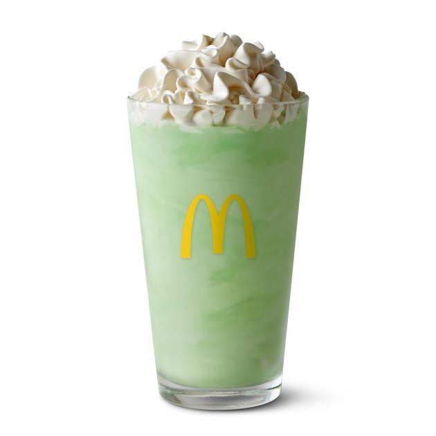Shamrock Shake and Oreo Shamrock McFlurry are back at McDonald's