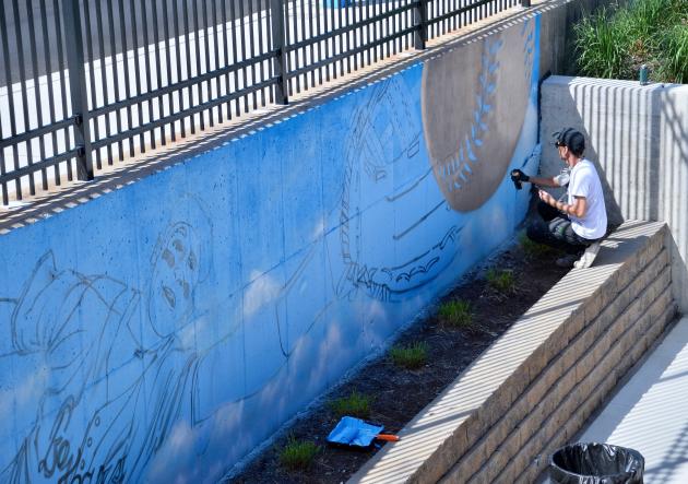 Hagerstown celebrates the arts with muralists, Hagerfest