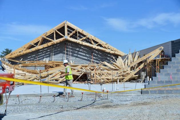 Two people taken to hospital after Maryland church addition collapse