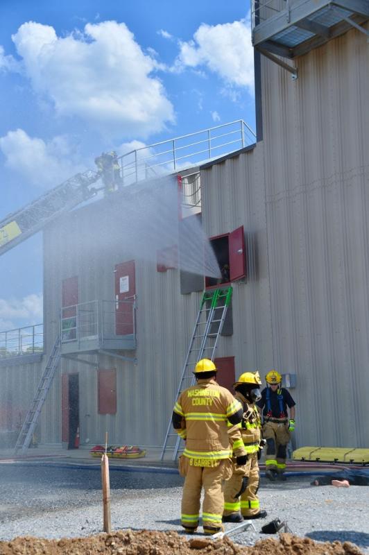 See Washington County's new burn building/training tower