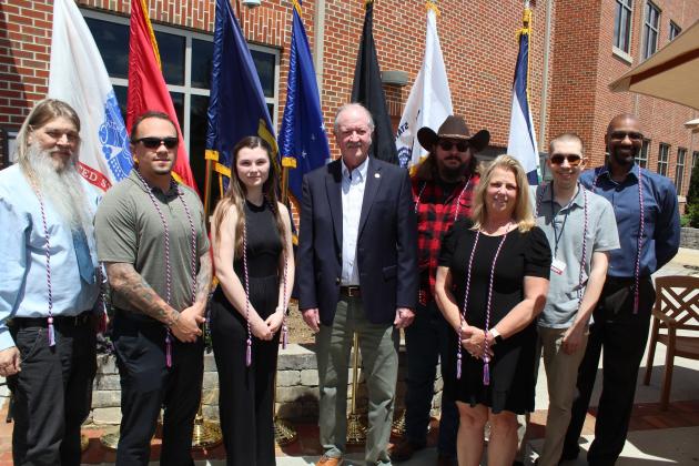 Blue Ridge honors veteran graduates with military cords