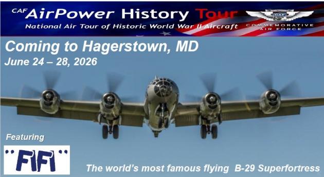 WWII aircraft tour to land in Hagerstown with rides and tours
