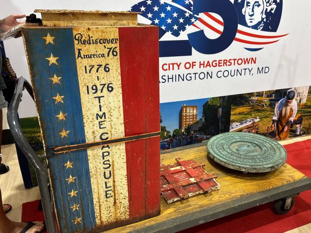 1976 time capsule opened, 2026 time capsule to be buried in Hagerstown